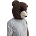 Brown Teddy Bear Mascot Head Costume Animal Masks Head Fancy Dress Halloween Costume