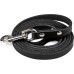 Mighty Paw Leather Dog Leash - Genuine Material Leather Leashes for All Pet Sizes - Pet Lead - 5 ft Premium Quality - Soft Material - Black