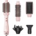 Blow Dryer Brush Set, Wavytalk Air Sculpt 5-in-1 Hot Air Brush Set | Multi Hair Styler for Salon Blowouts, Volumizing, and Straightening, Sleek Frizz-Free for Every Hair Type, Pink